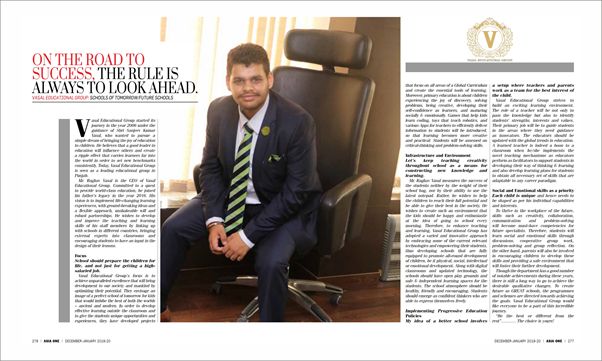 Asia One Article about Vasal Educational Group
